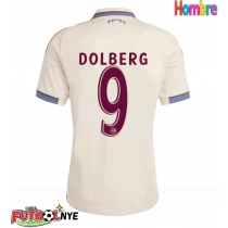 Camiseta Ajax Kasper Dolberg #9 Tercera Equipación 2025-26 manga corta